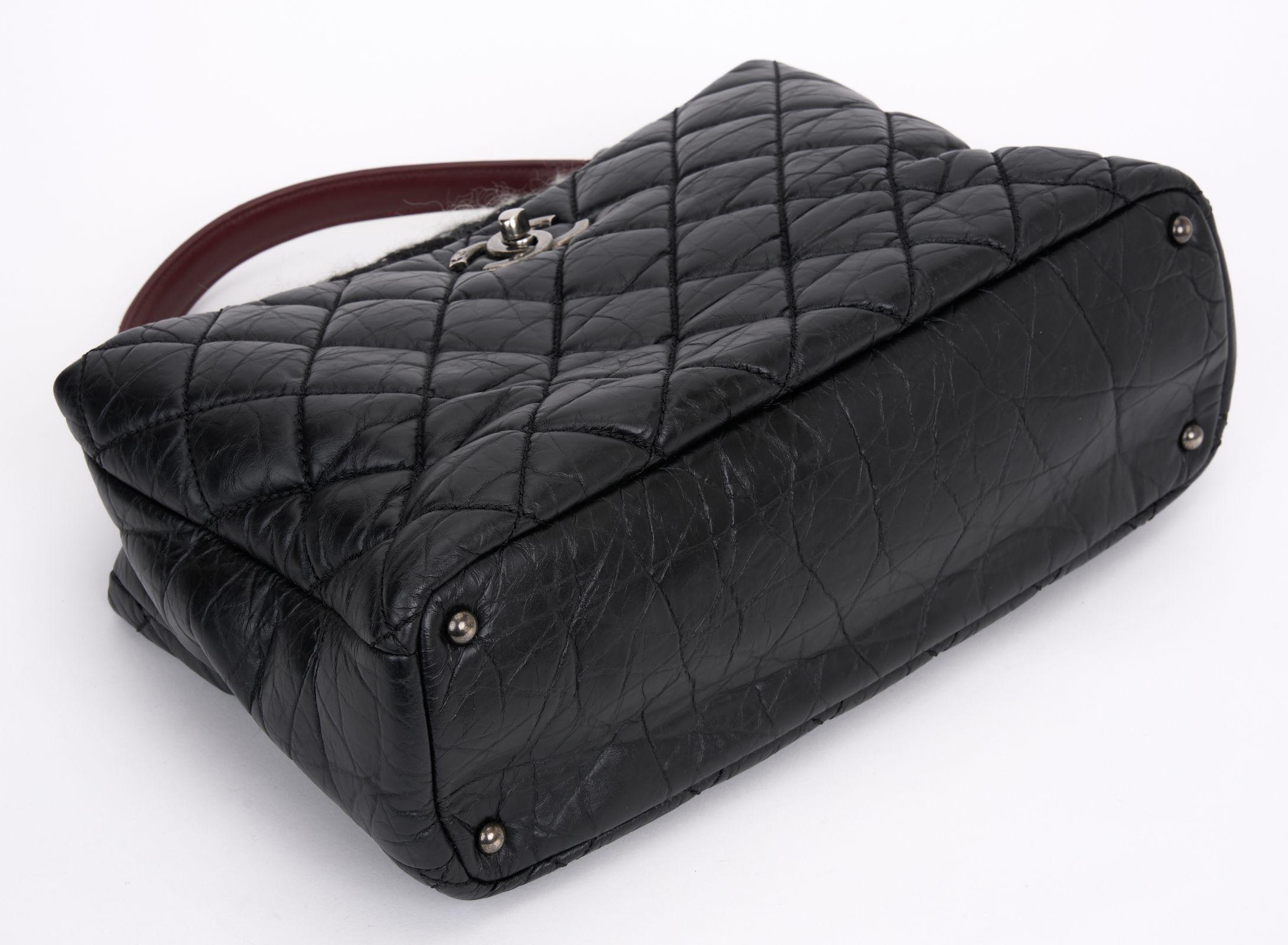 Women's Chanel Portobello Quilted Calfskin/Tweed For Sale