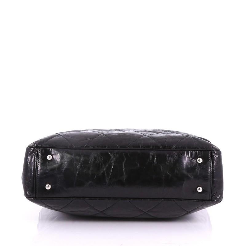 Women's or Men's Chanel Portobello Tote Quilted Glazed Calfskin Medium