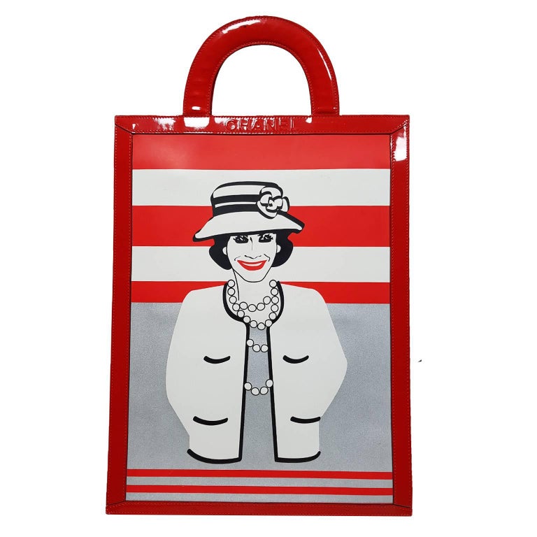 Chanel Portrait Mademoiselle Coco Tote bag, A / W 2001 For Sale at 1stDibs