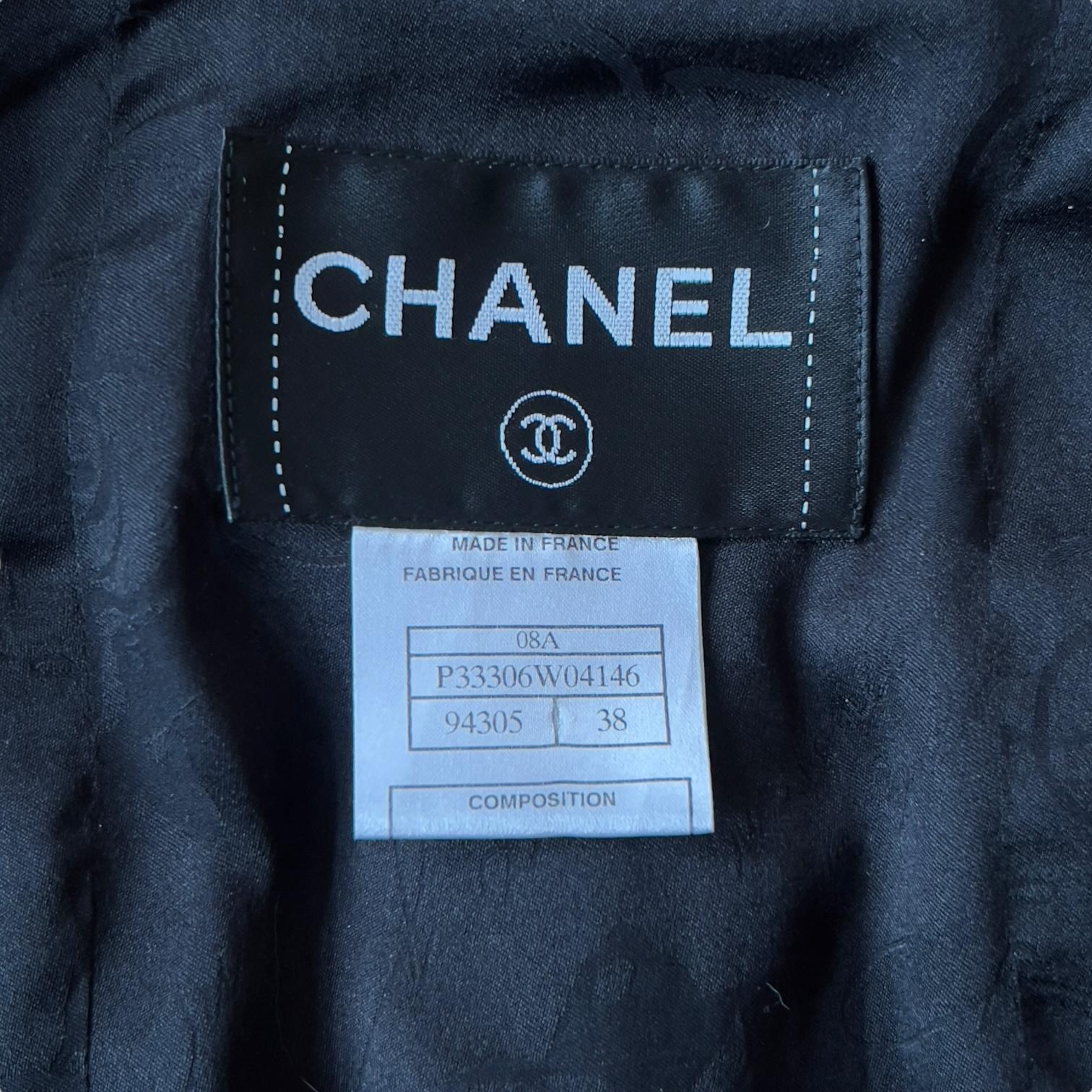 Chaqueta con lazo de seda Chanel Pre-Fall 2008 en venta 2