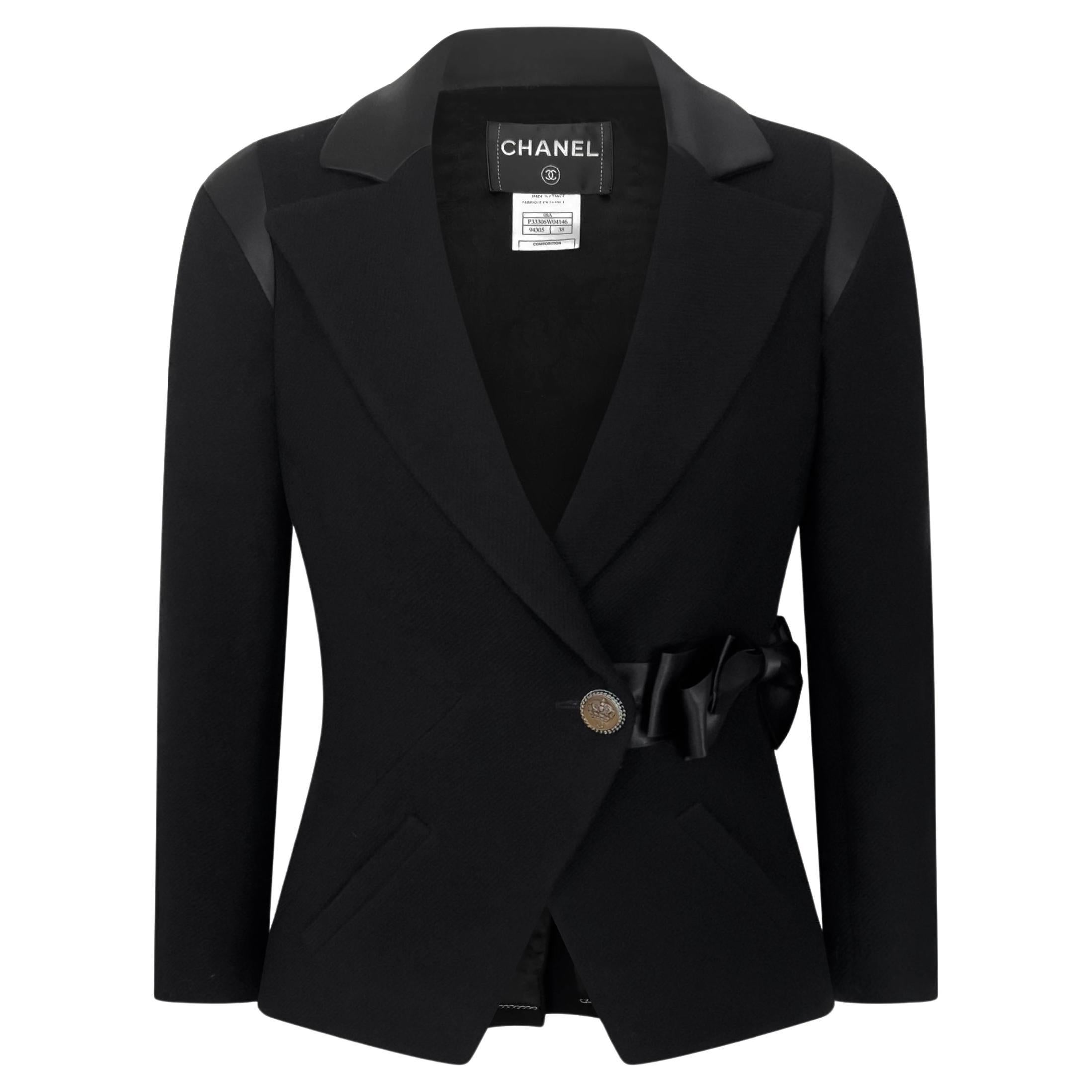 Chaqueta con lazo de seda Chanel Pre-Fall 2008 en venta