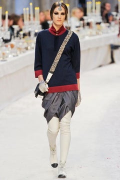 Chanel Pre-Fall 2012 Alpaca Fine Knit Elephant Button Sweater