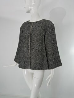 Chanel Pre-Fall 2012 Look 40 Paris-Bombay Silver Black Tweed Swing Jacket 42