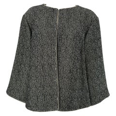 Chanel Pre-Fall 2012 Look 40 Paris-Bombay Silver Black Tweed Swing Jacket 42 Chanel Pre-Fall 2012 Look 40 Paris-Bombay Silver Black Tweed Swing Jacket 42