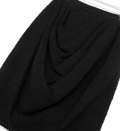 Chanel Pre-Fall 2012 Metiers D’Art Paris-Bombay Draped Front Tweed Skirt