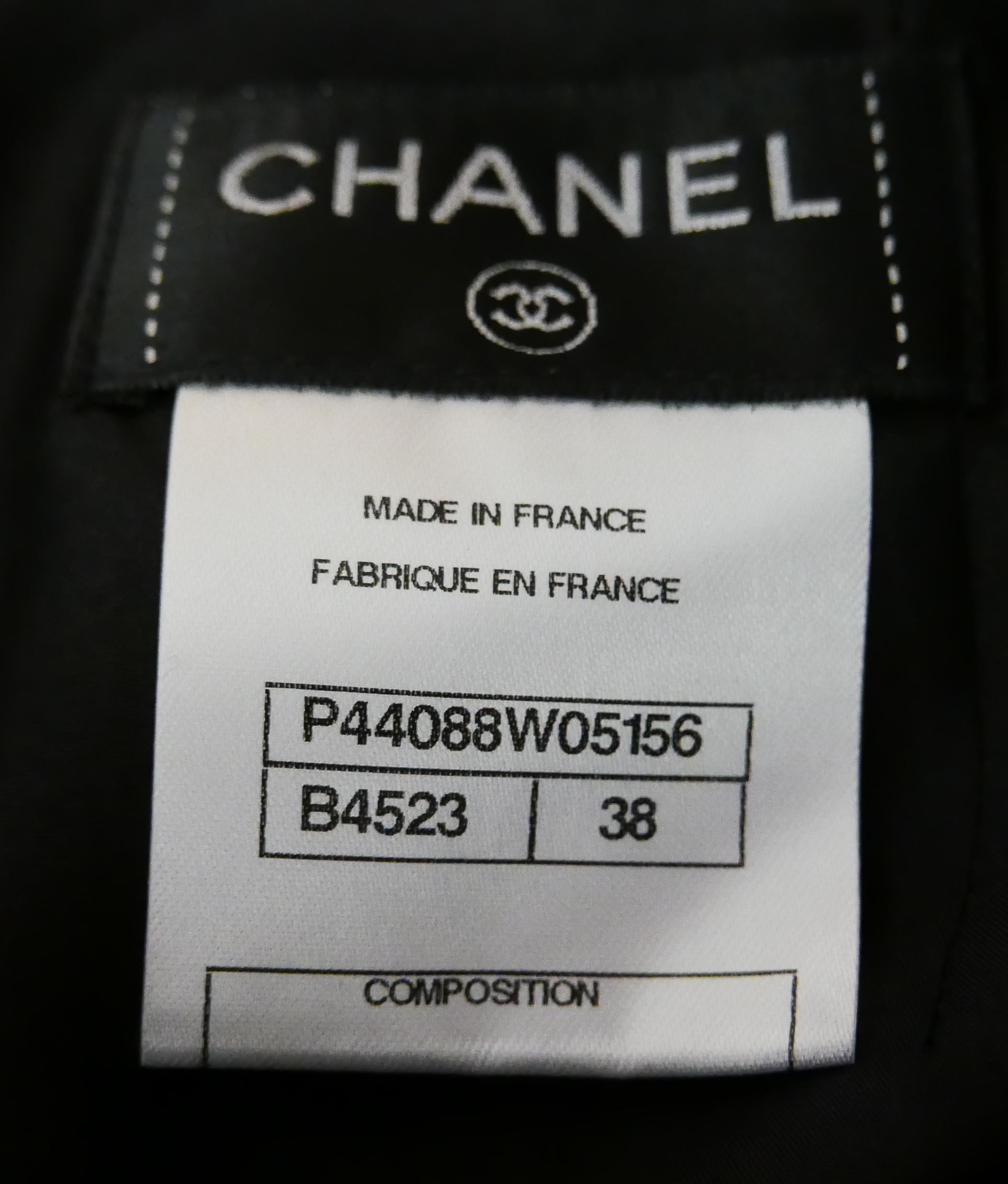 Chanel Pre-Fall 2012 Metiers D'Art Paris-Bombay Drapierte Front Tweed-Rock im Zustand „Neu“ im Angebot in London, GB