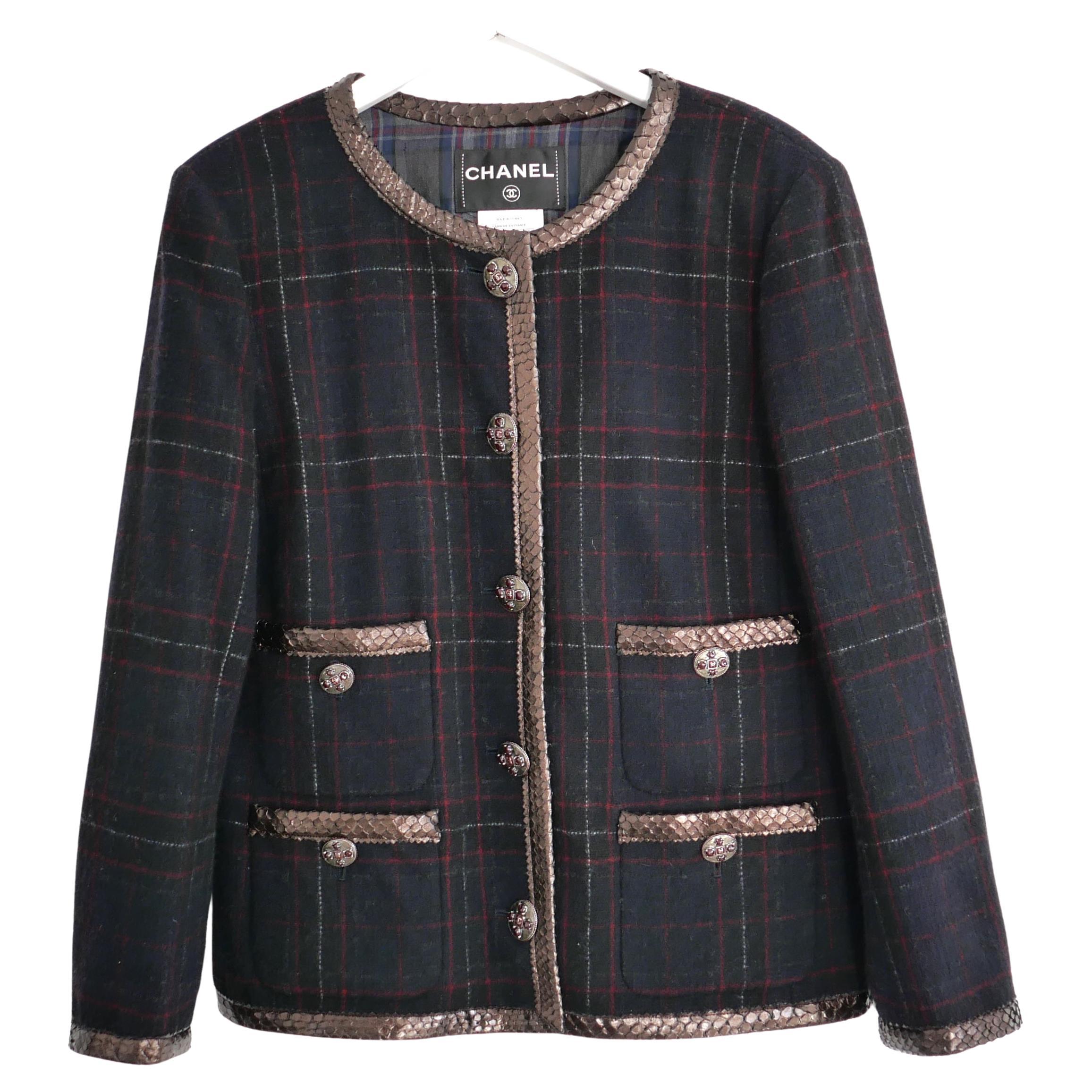 Chanel Pre-Fall 2013 Metiers D’Art ‘Paris-Edinburgh’ Tartan Jacket