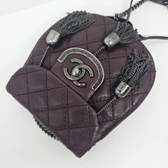 Chanel Pre-Fall 2013 Paris-Edinburgh Mini Burgundy Coco Sporran Crossbody Bag