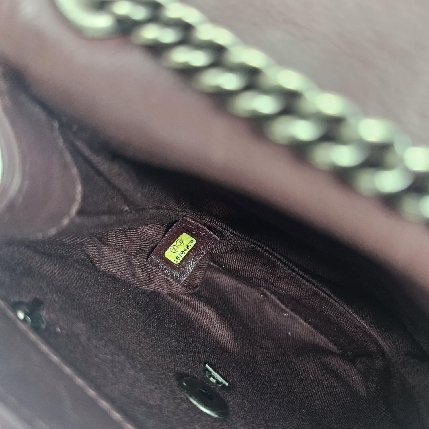 Chanel Pre-Fall 2013 Paris-Edinburgh Mini Burgundy Coco Sporran Crossbody Bag For Sale 3