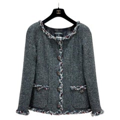 Chanel Pre-Fall 2013 Runway Tweed Jacket Sz 38