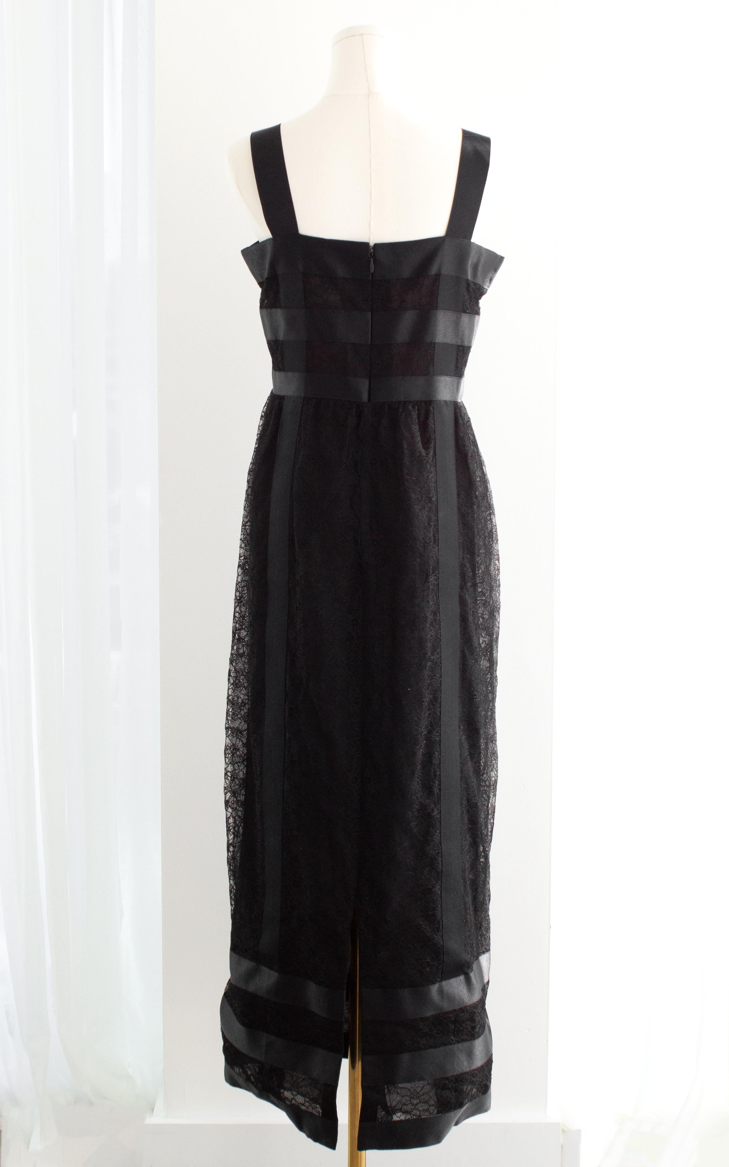 Chanel Pre-Fall 2015 Salzburg Black Lace Bow Edelweiss Metiers D'Art 15A Dress 2