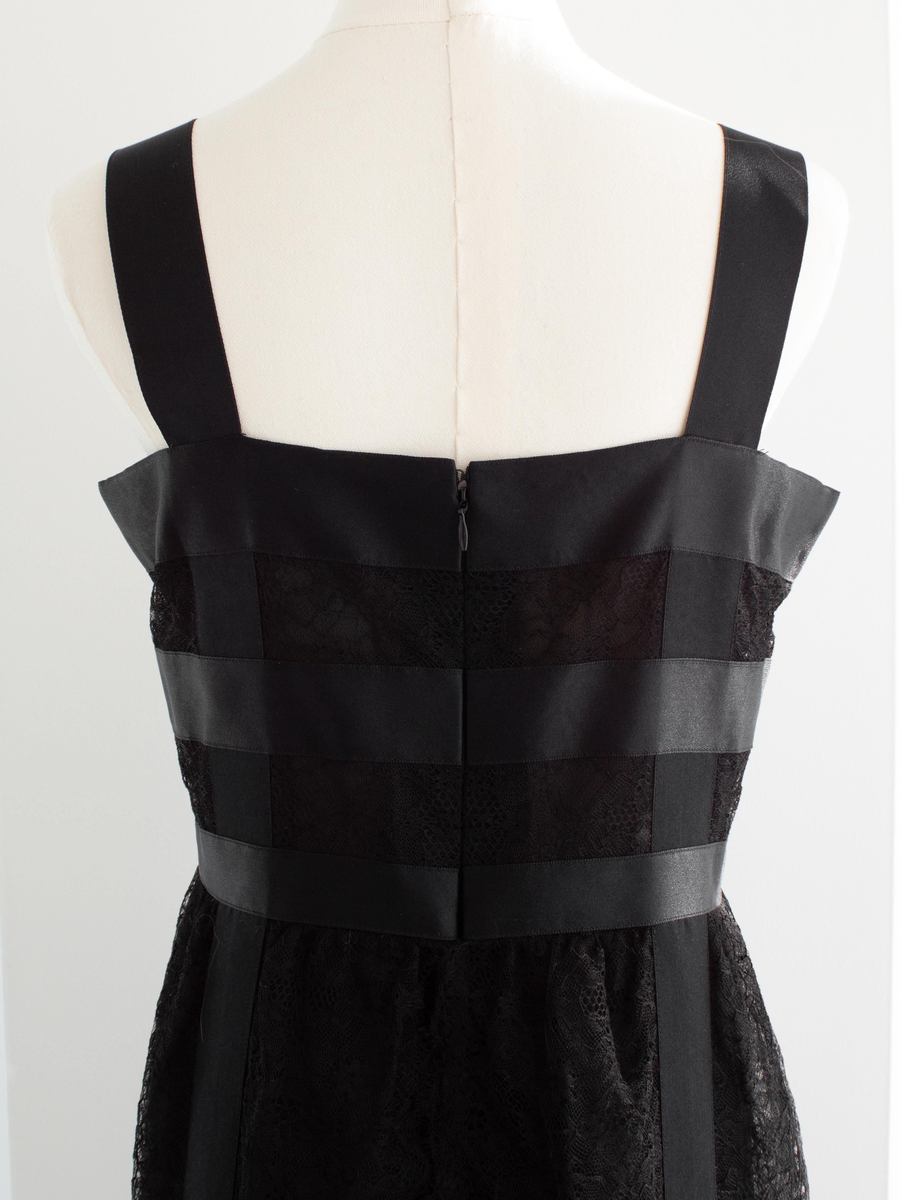Chanel Pre-Fall 2015 Salzburg Black Lace Bow Edelweiss Metiers D'Art 15A Dress 3