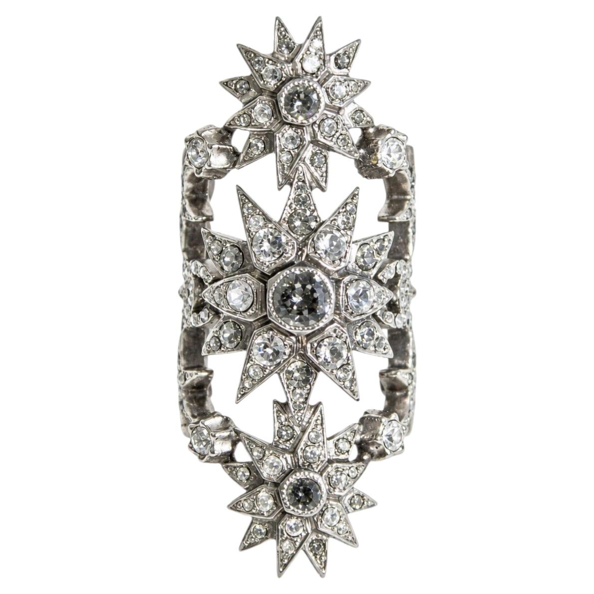 Anello Chanel Pre-Fall 2015 Sissi 15A con cristallo a forma di stella