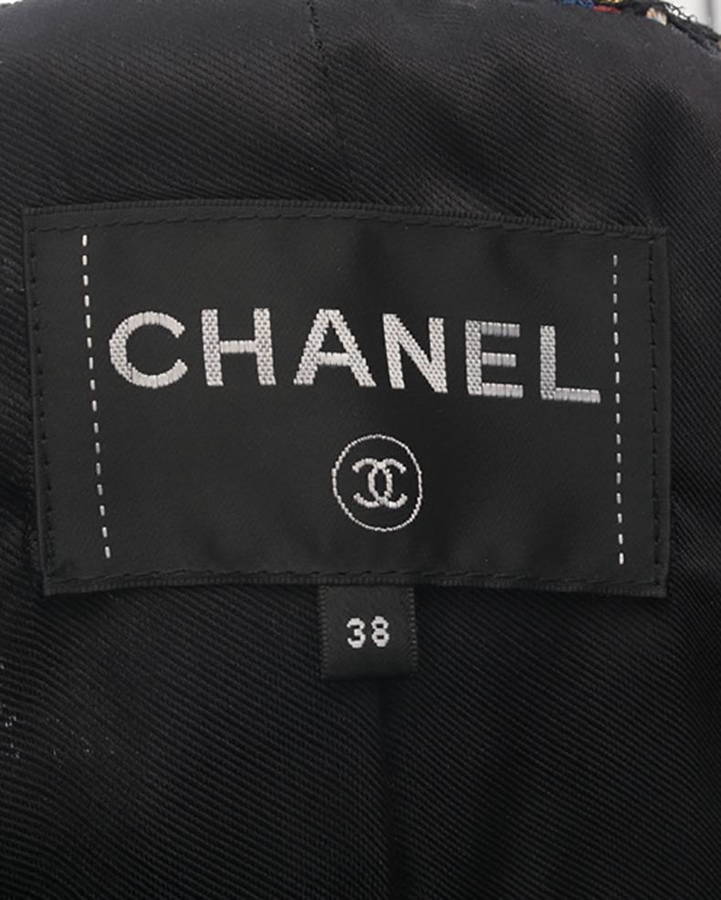 Chanel Pre-Fall 2017 Gold, black, Red Fantasy Tweed Zip Jacket - 6 6