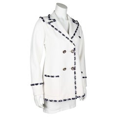 Chanel Pre Fall 2012 Paris Bombay White Cashmere Blend Jacket