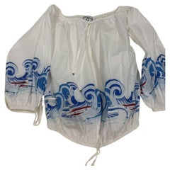 Chanel Pre-Owned 2006 CC Sports Line cotton logo blouse