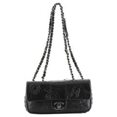  Chanel  Precious Symbols Flap Bag Embossed Leather Small