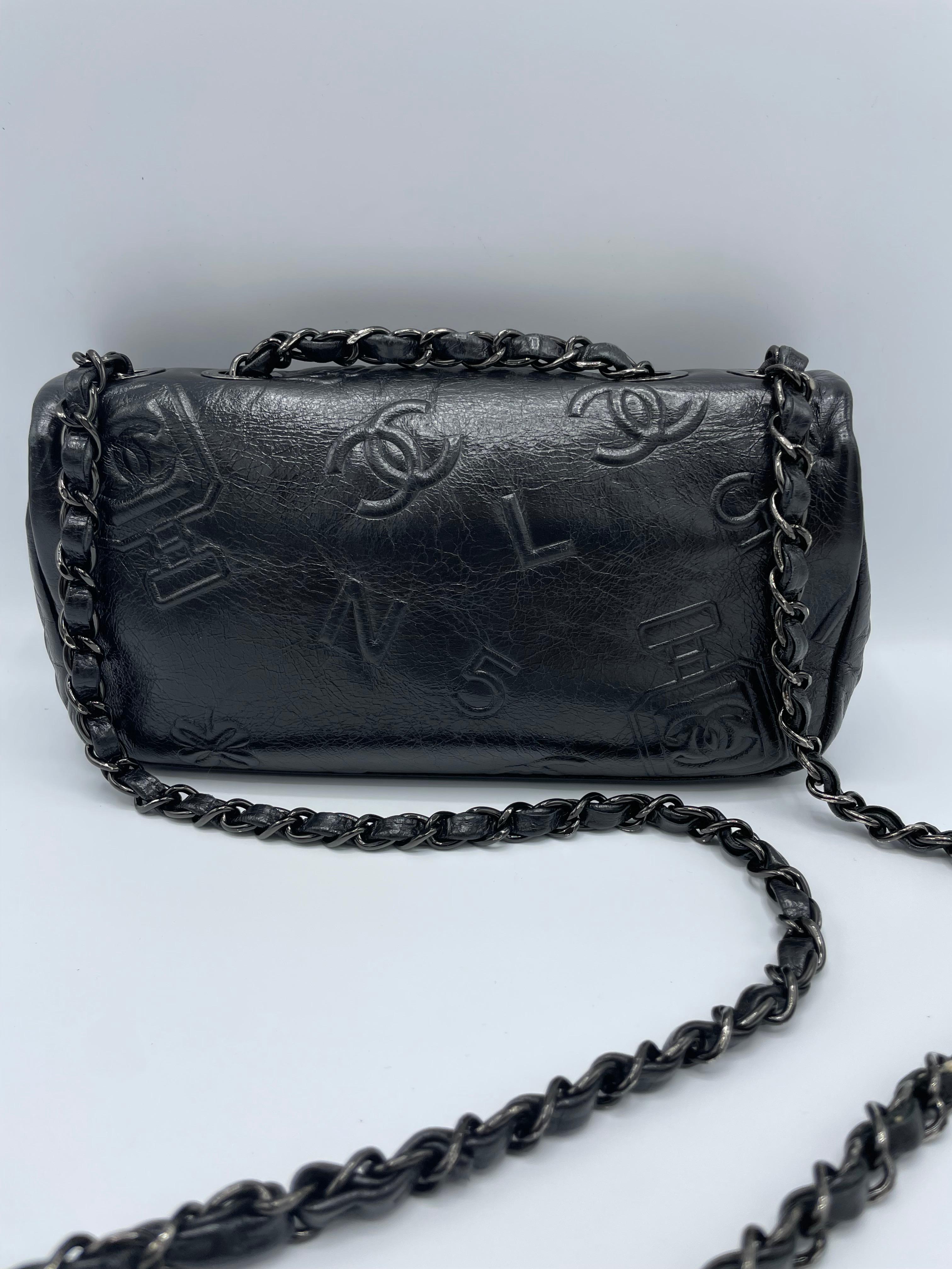 Chanel Precious Symbols Flap Embossed Leather 3
