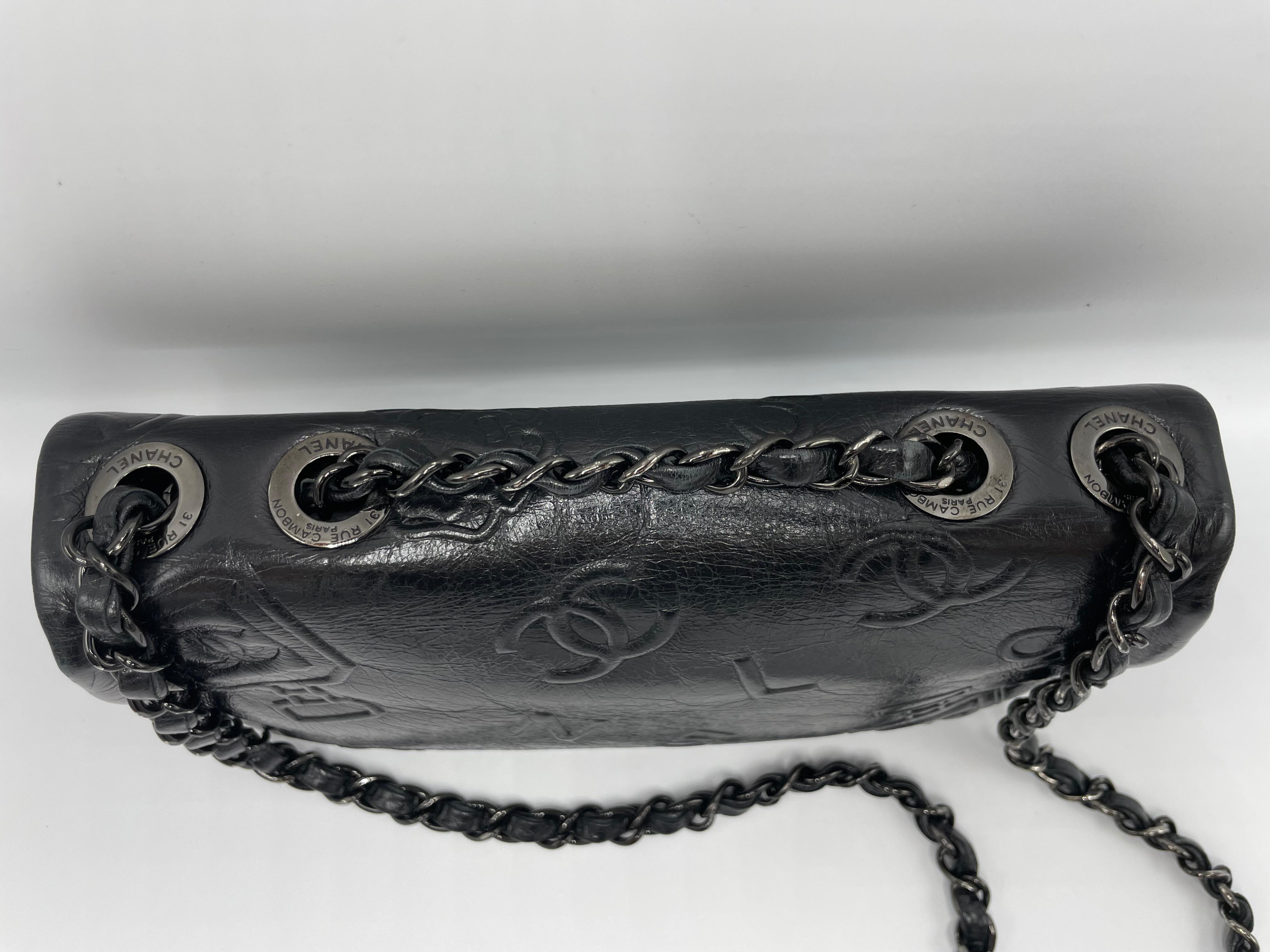 Chanel Precious Symbols Flap Embossed Leather 4