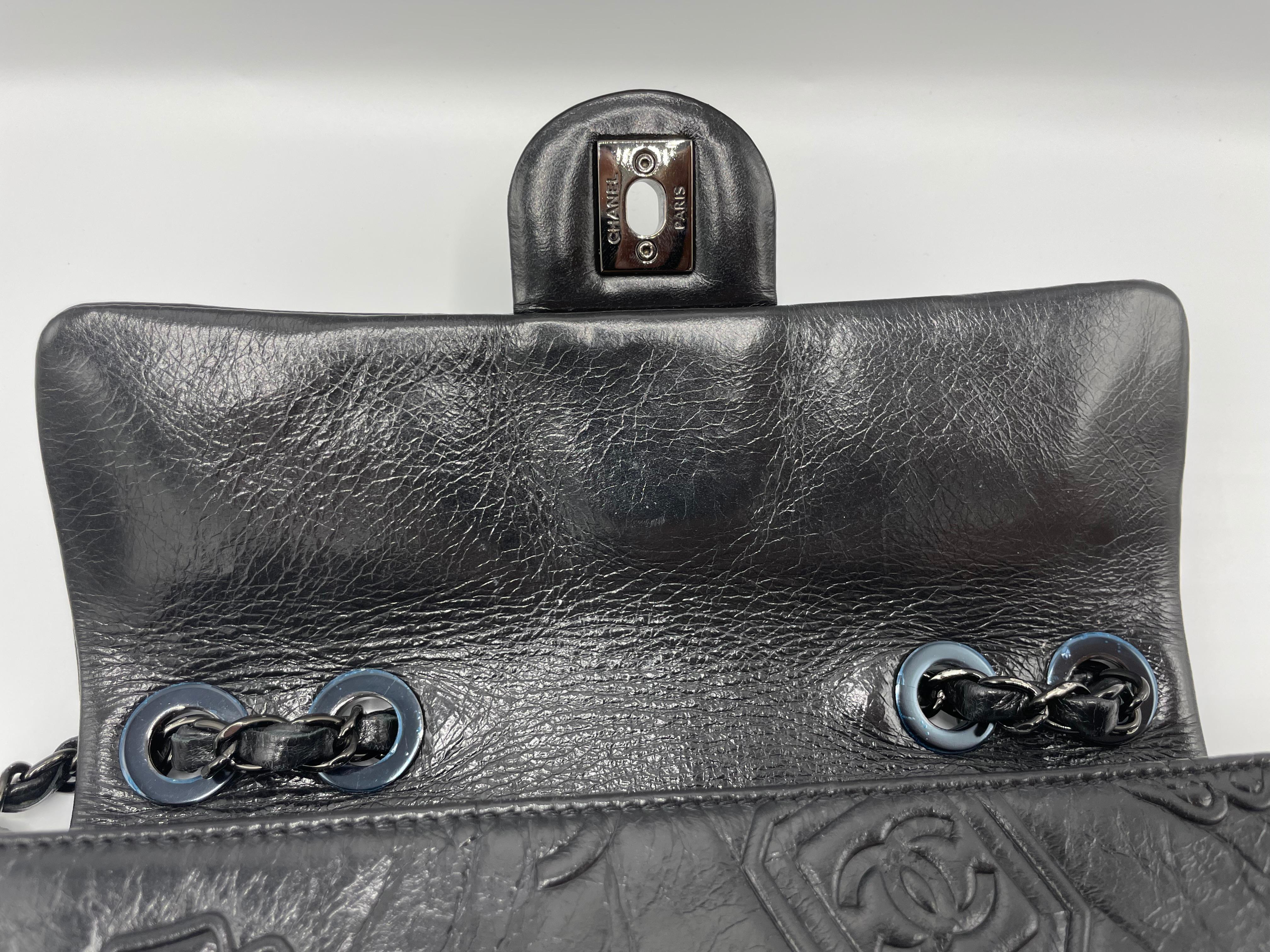 Chanel Precious Symbols Flap Embossed Leather 6