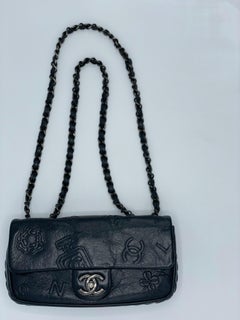 Chanel Precious Symbols Flap Embossed Leather