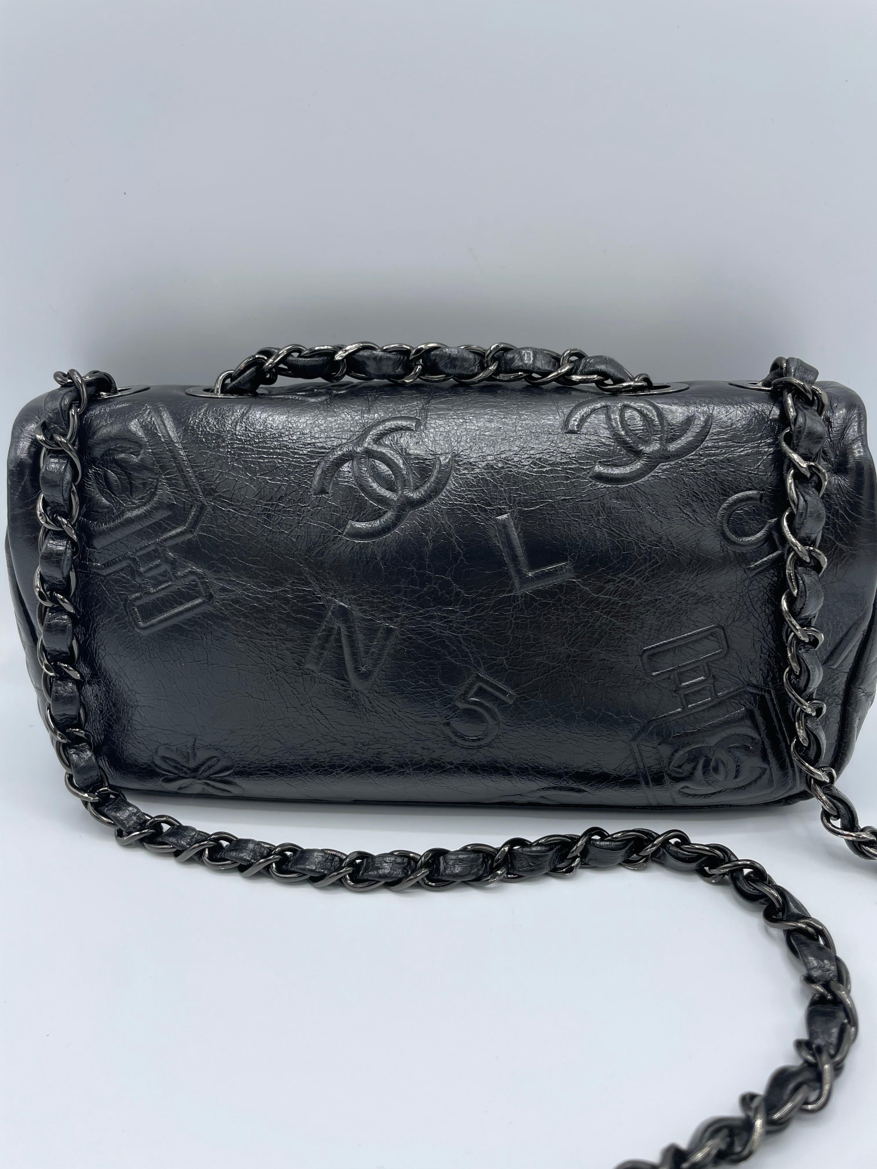 Chanel Precious Symbols Flap Embossed Leather 2