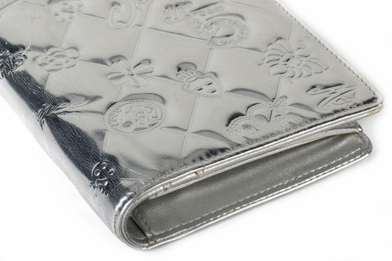 YSL BNIB Asphalt Gray Long Wallet For Sale at 1stDibs