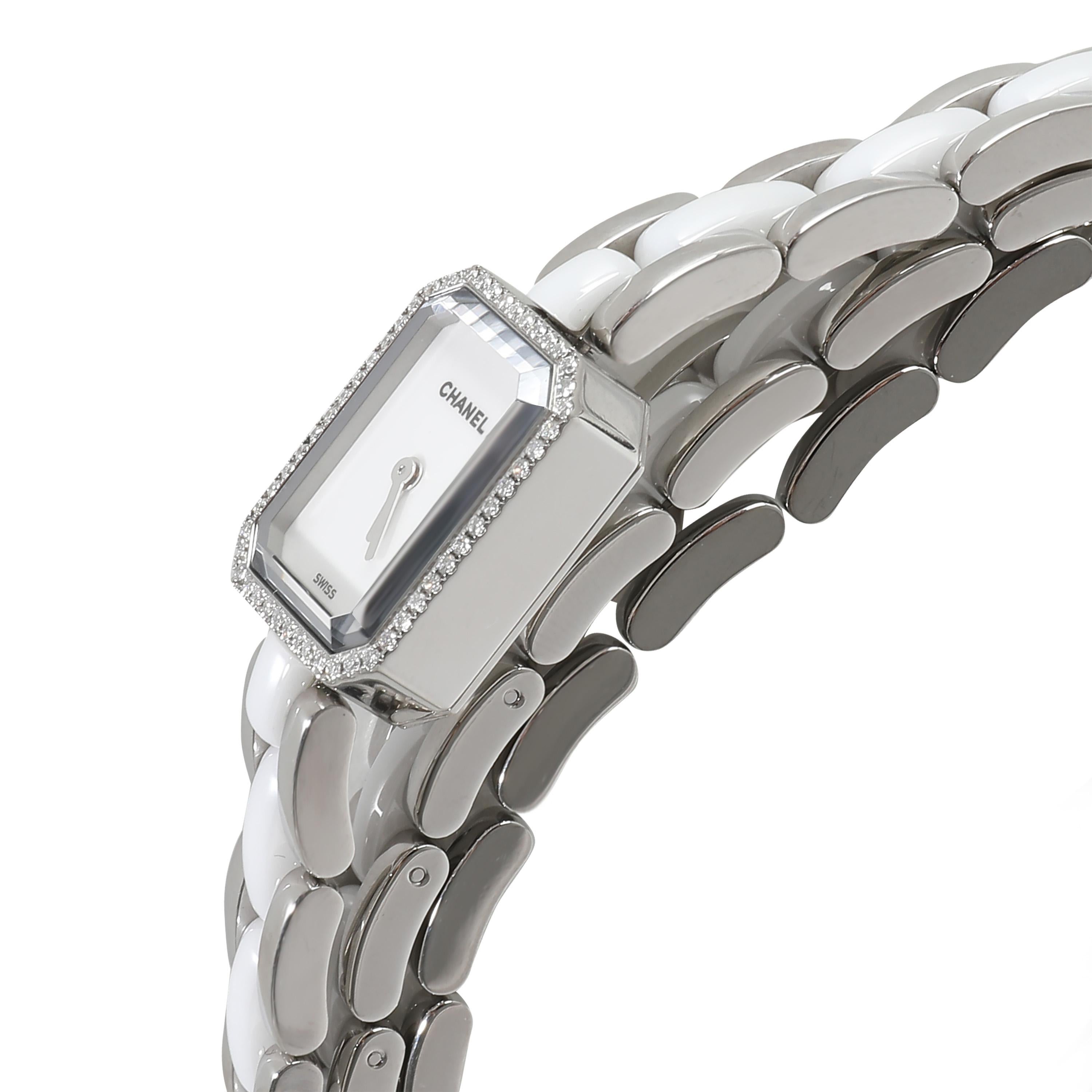 Chanel Premeire Wrap H3059 Damenuhr in  Rostfreier Stahl/Keramik im Zustand „Hervorragend“ in New York, NY