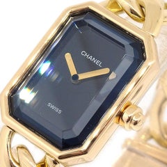 CHANEL Premiere Chain Link 18K Gold Evening Women's Wrist Watch