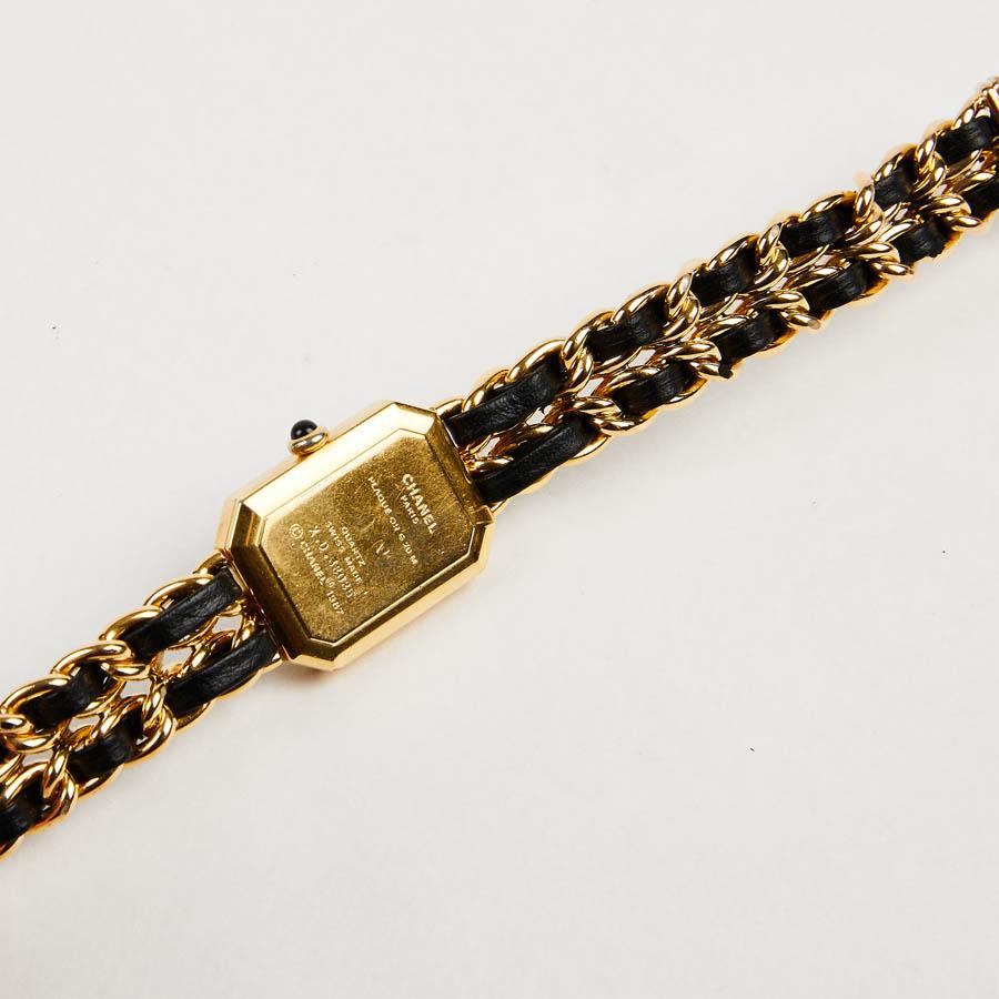 CHANEL Première Watch In Gold And Leather In Good Condition In Paris, FR