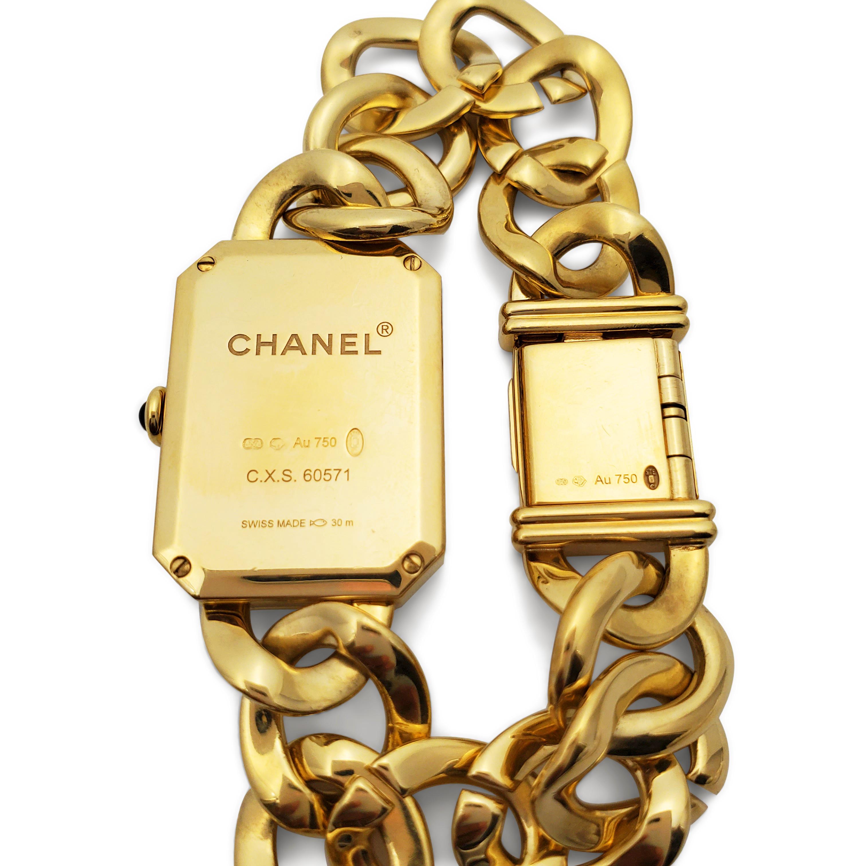 Chanel Première Yellow Gold Diamond Watch 1
