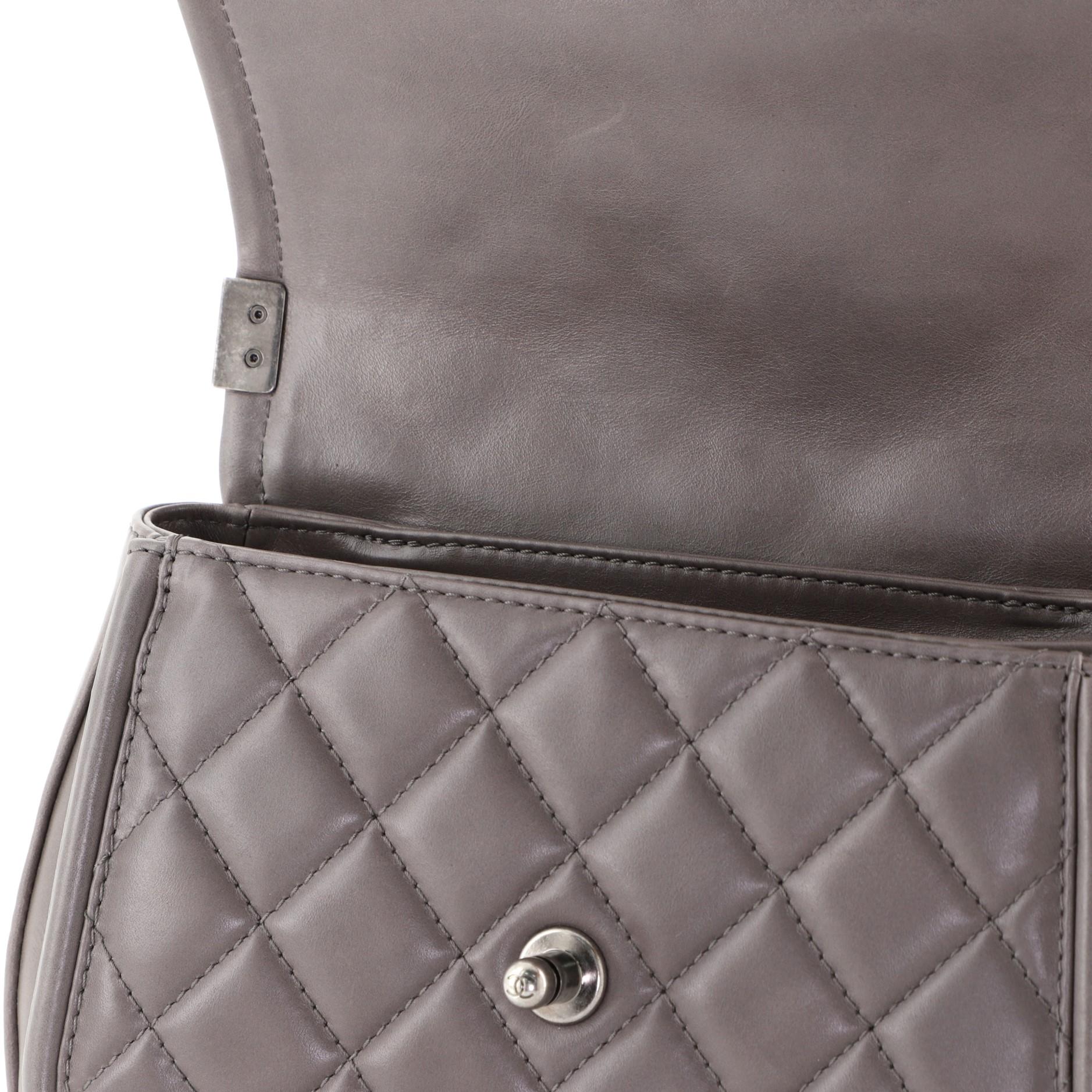  Chanel Prestige Flap Bag Quilted Calfskin Medium, In Good Condition In NY, NY