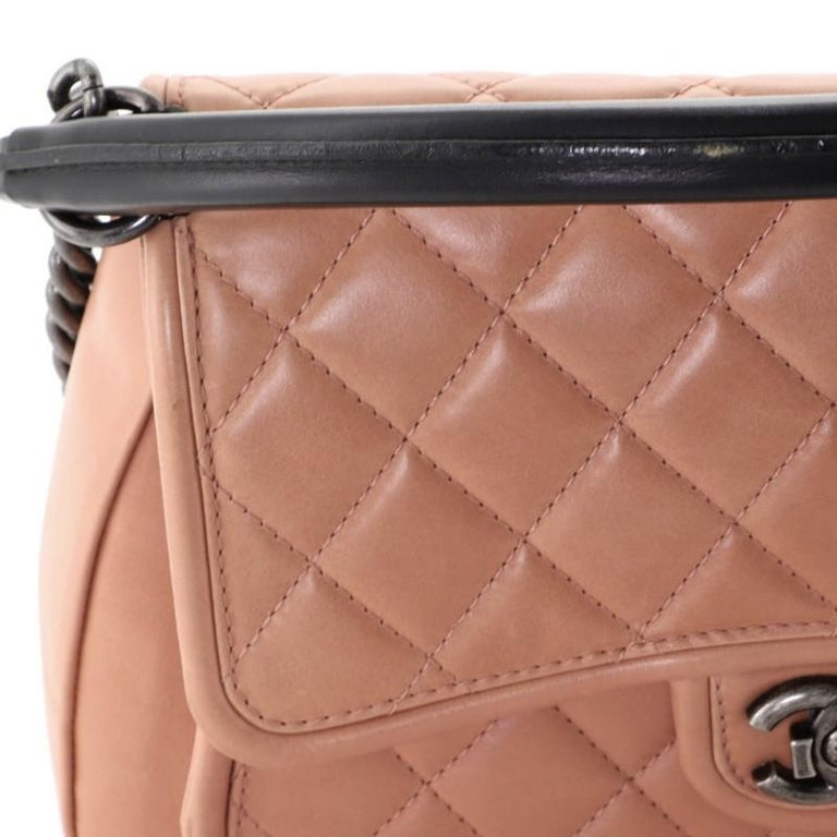 Chanel Prestige Flap Bag Gestepptes Kalbsleder Medium