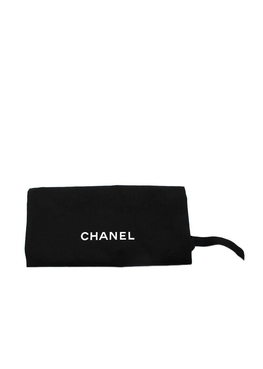 Chanel Printed Canvas Block Heeled Slingback Pumps 2