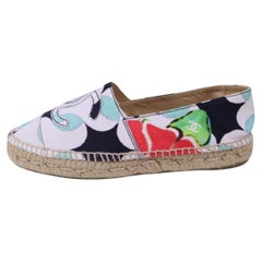 Chanel Printed Canvas Espadrilles - EU 38