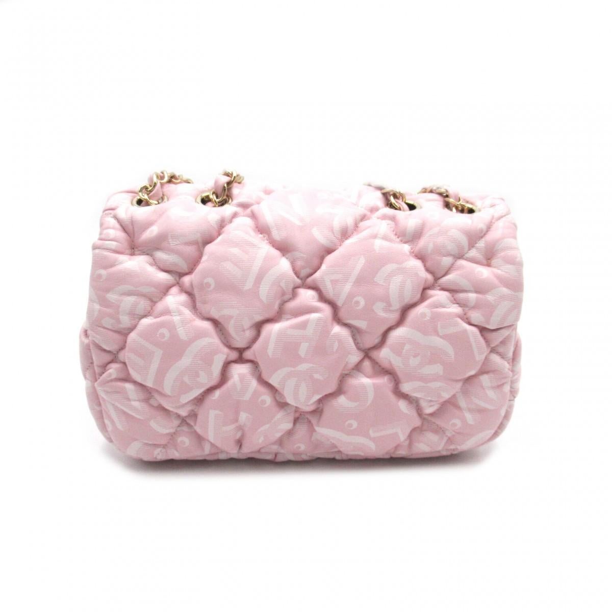 Chanel Printed Lambskin Quilted Pink Coco Flap Bag Small In New Condition For Sale In Montreal, Quebec