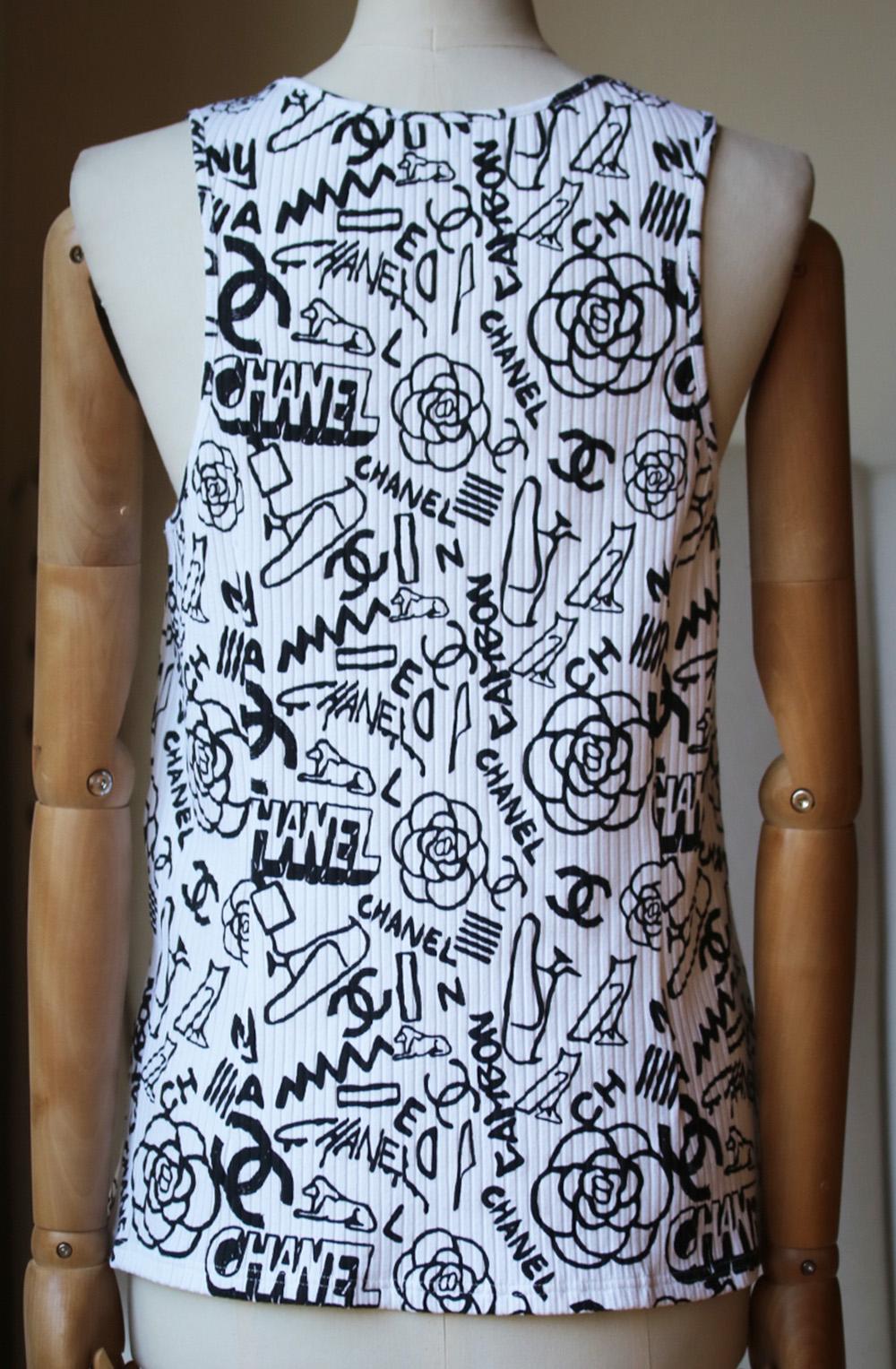 chanel tank top