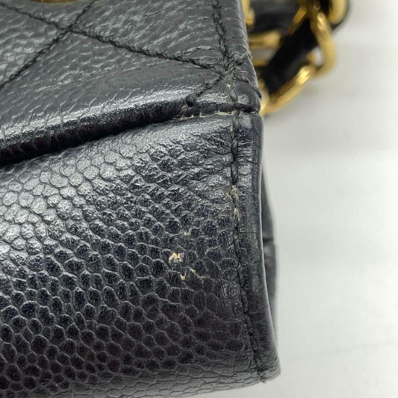 Chanel PST Petite Shopping Tote Black Caviar Leather Gold Hardware 2012 For Sale 3