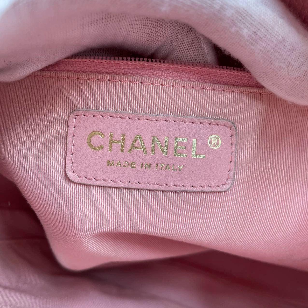 Chanel PST Petite Shopping Tote Pink Caviar Leather Gold Hardware, 2004-2005 For Sale 6