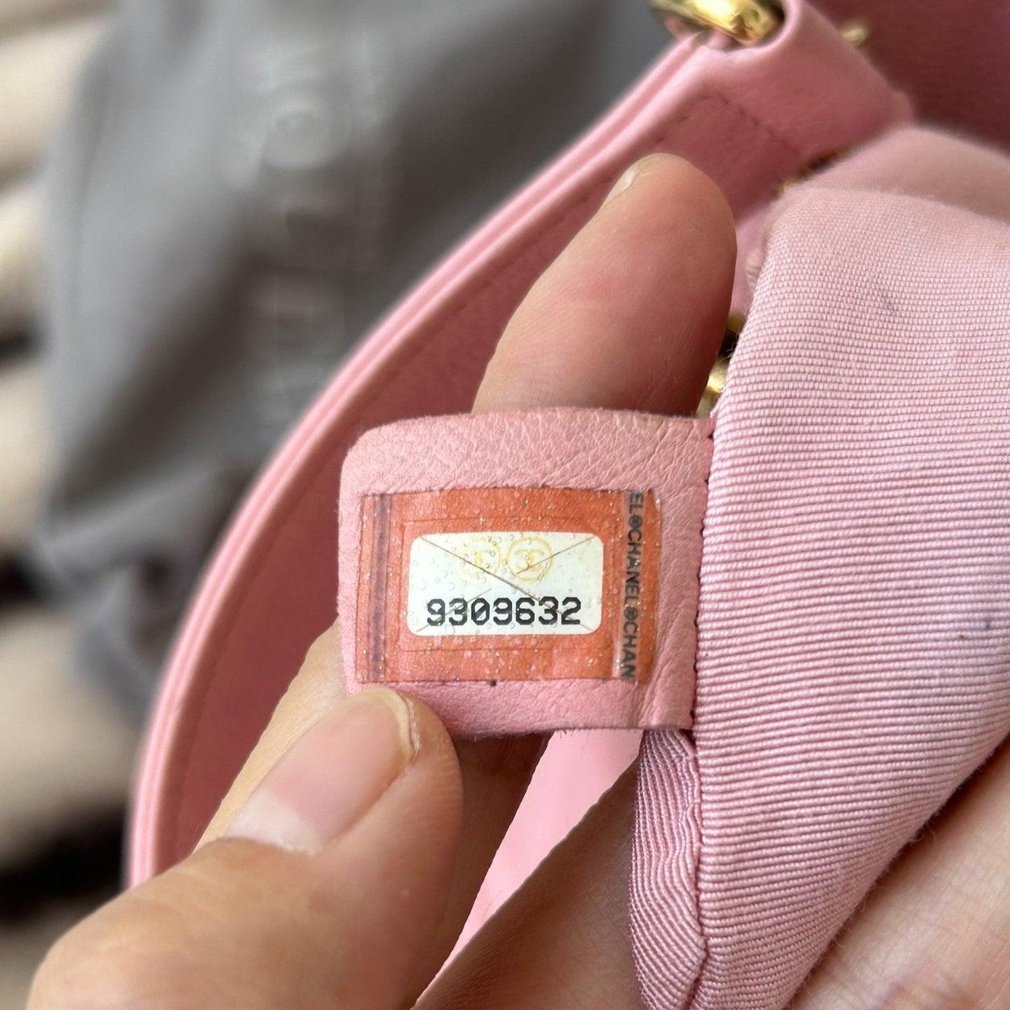 Chanel PST Petite Shopping Tote Pink Caviar Leather Gold Hardware, 2004-2005 For Sale 11