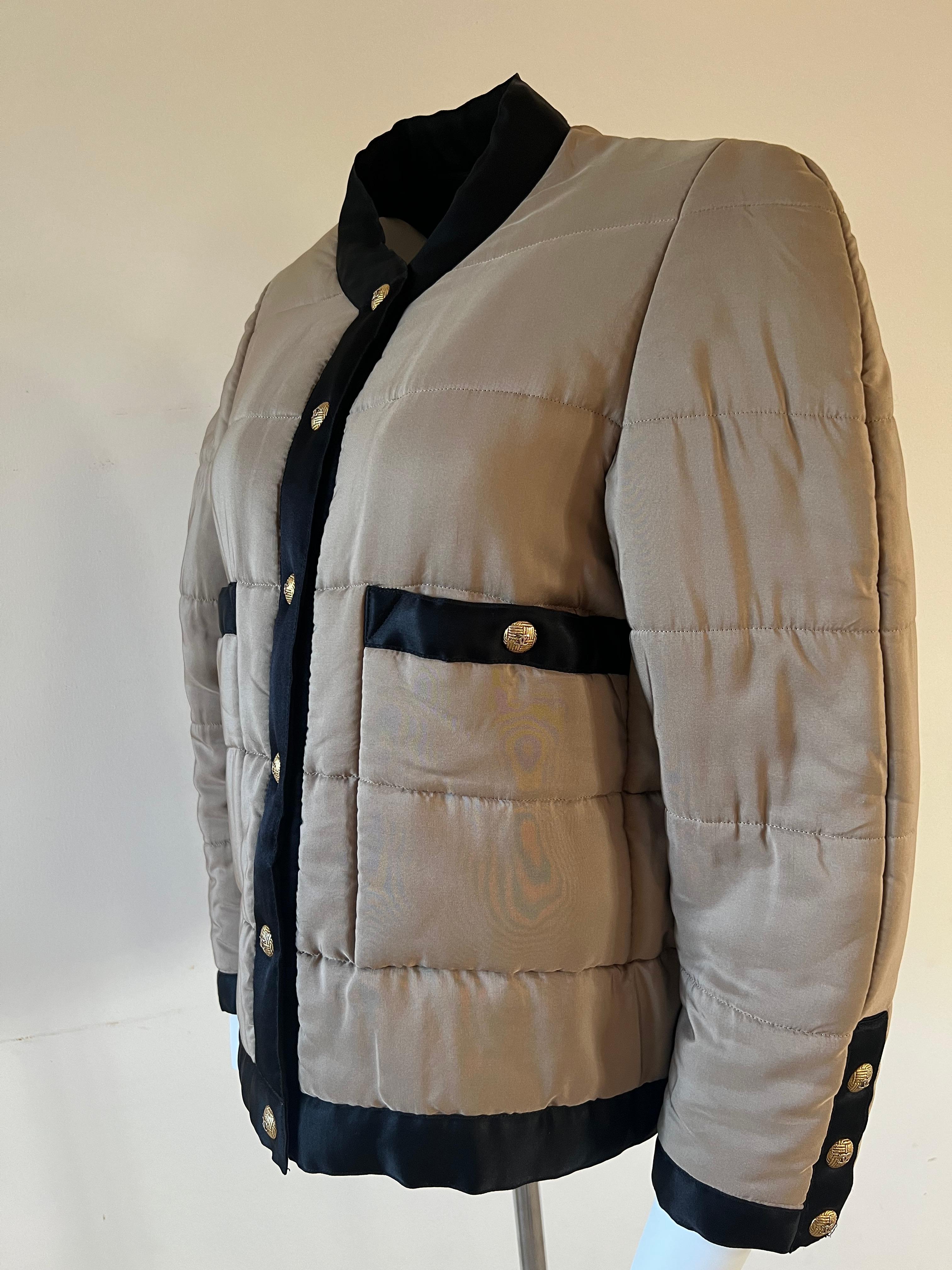 chanel vintage puffer