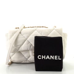 Chanel Puffy Bubbly CC Flap Bag Quilted Calfskin Medium
