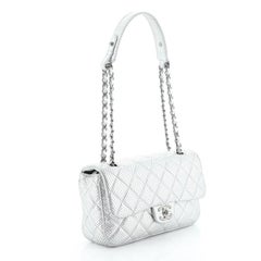 Chanel Punch Flap Bag Quilted Perforated Lambskin Medium