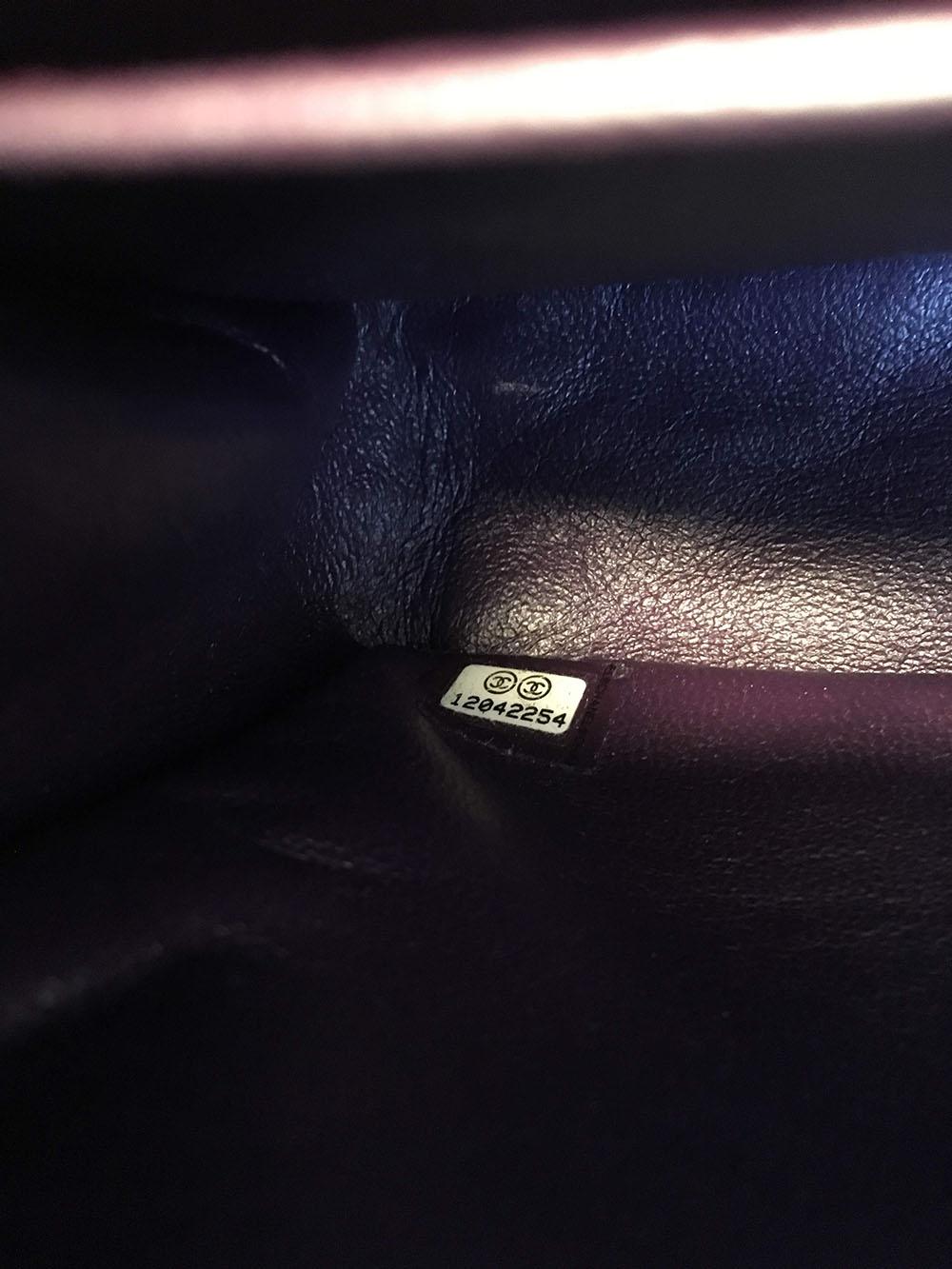 Chanel Purple 10 inch 2.55 Double Flap Classic Shoulder Bag 5
