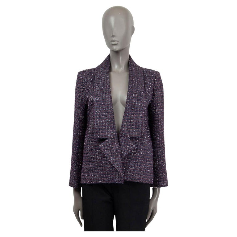 Chanel Tweed Jacket Size 40 - 81 For Sale on 1stDibs