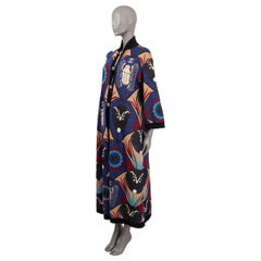 CHANEL purple cashmere 2019 NEW YORK EGYPT SCARAB Coat Jacket 36 XS 19A