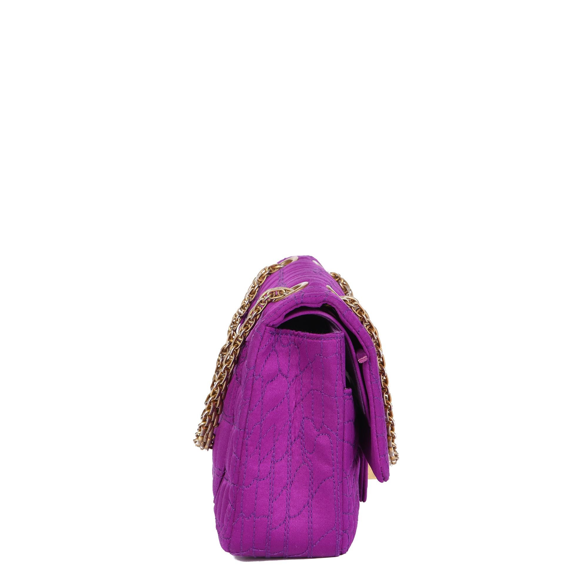 purple crocodile chanel bag