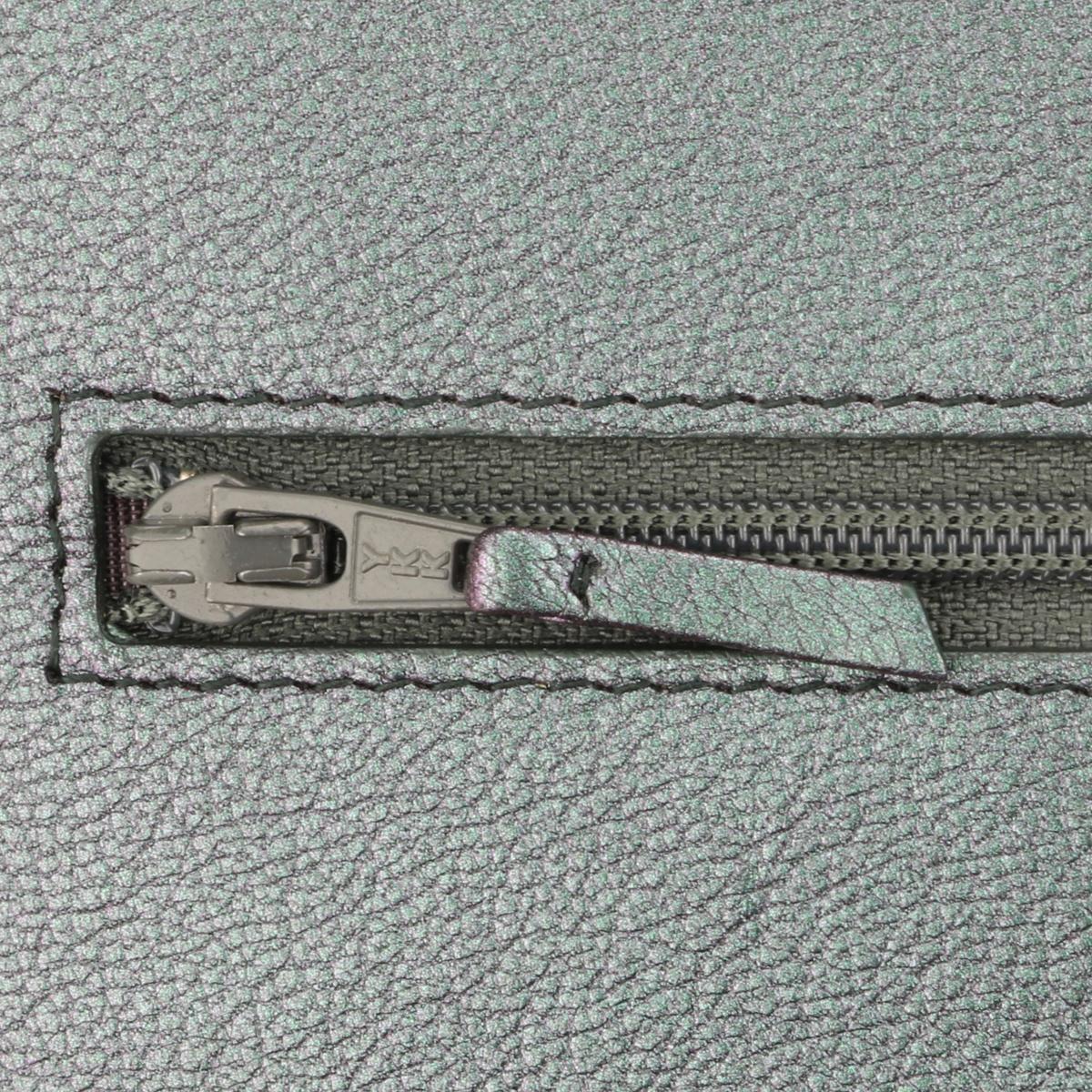 CHANEL Purple Iridescent Goatskin Wallet On Chain with Rainbow Hardware 2016 5