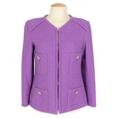 Chanel purple jacket
