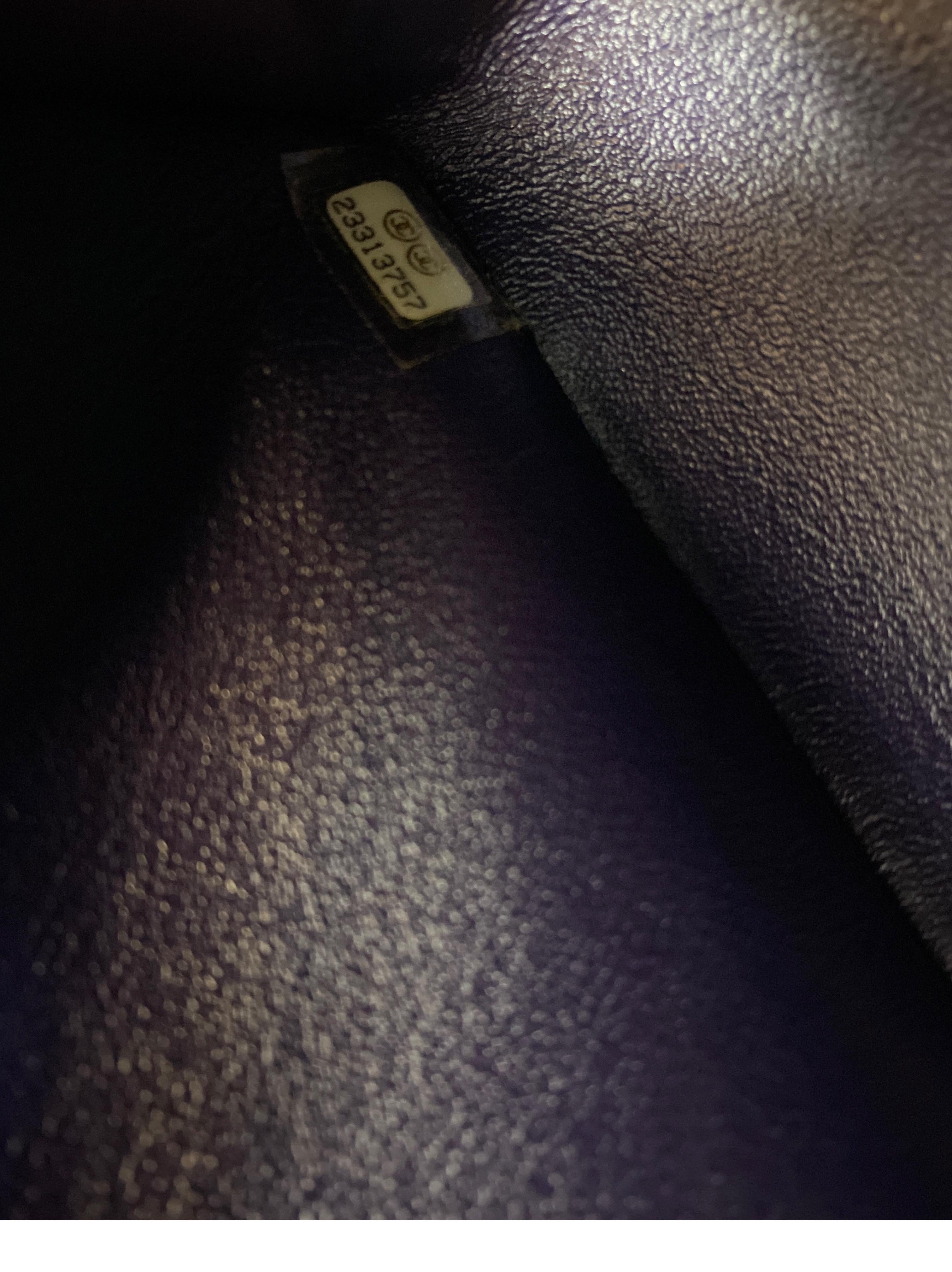 Chanel Purple Jumbo Double Flap Bag  8